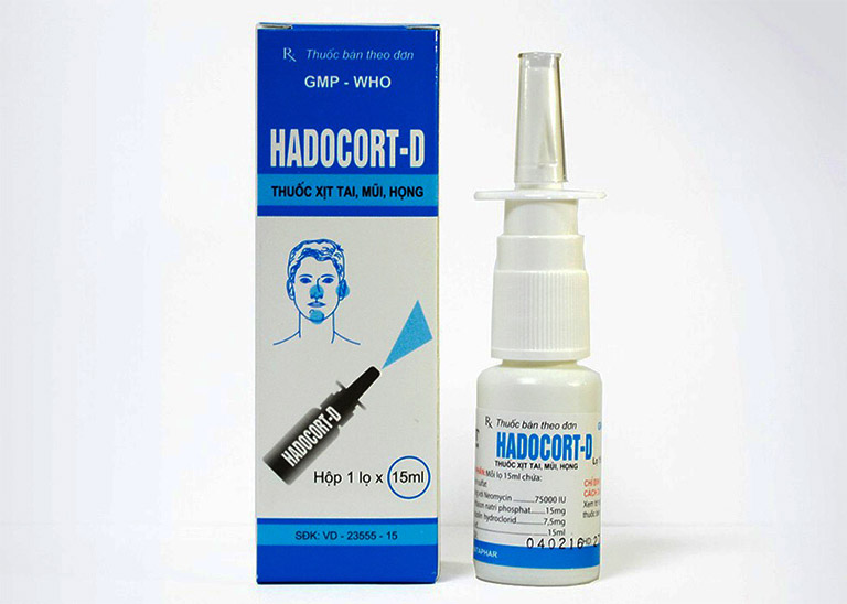 Hadocort được chỉ định trong chữa viêm xoang thông thường lẫn viêm xoang có polyp bội nhiễm