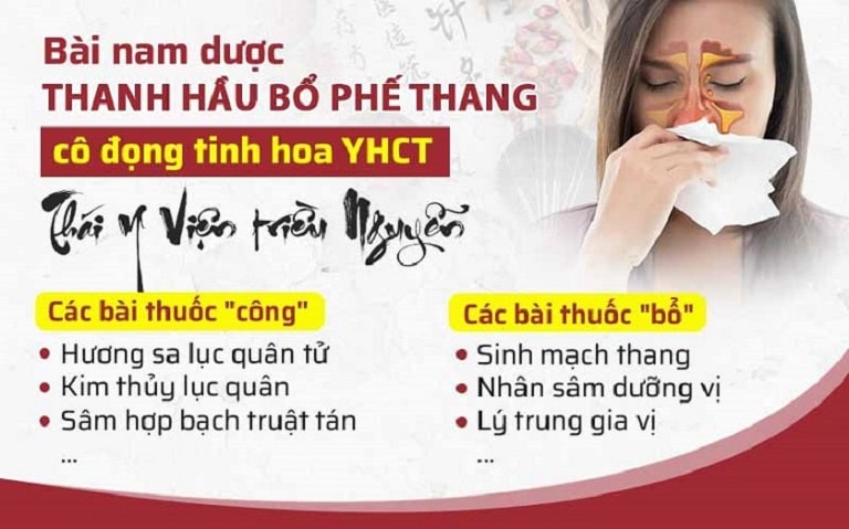 Thanh hầu bổ phế thang chắt lọc tinh hoa YHCT Triều Nguyễn