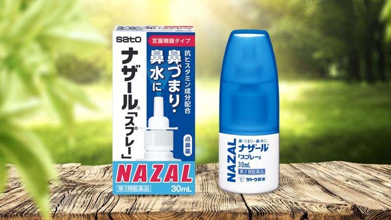 Nazal là một trong những loại thuốc xịt trị viêm mũi hàng đầu Nhật Bản