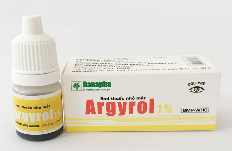 Argyrol thường được lựa chọn để làm săn se niêm mạc mũi, giảm sung huyết và chảy nước mũi